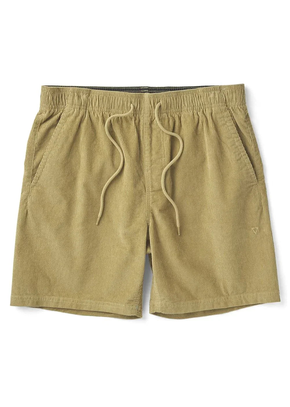 Olive corduroy drawstring shorts for casual outdoor adventures and coastal style