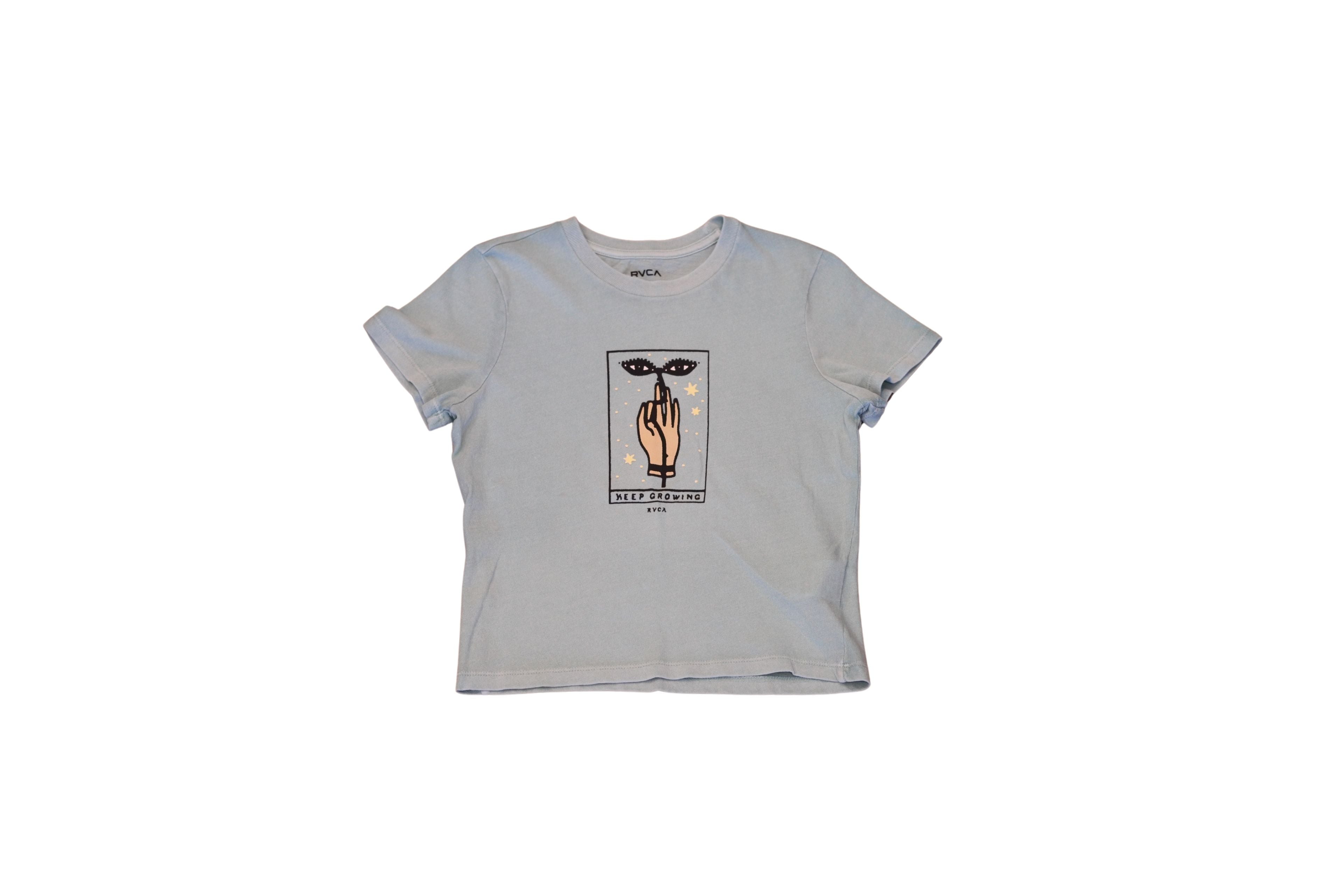 RVCA Keep Growing 411 Tee Tees - basecamp board and bike