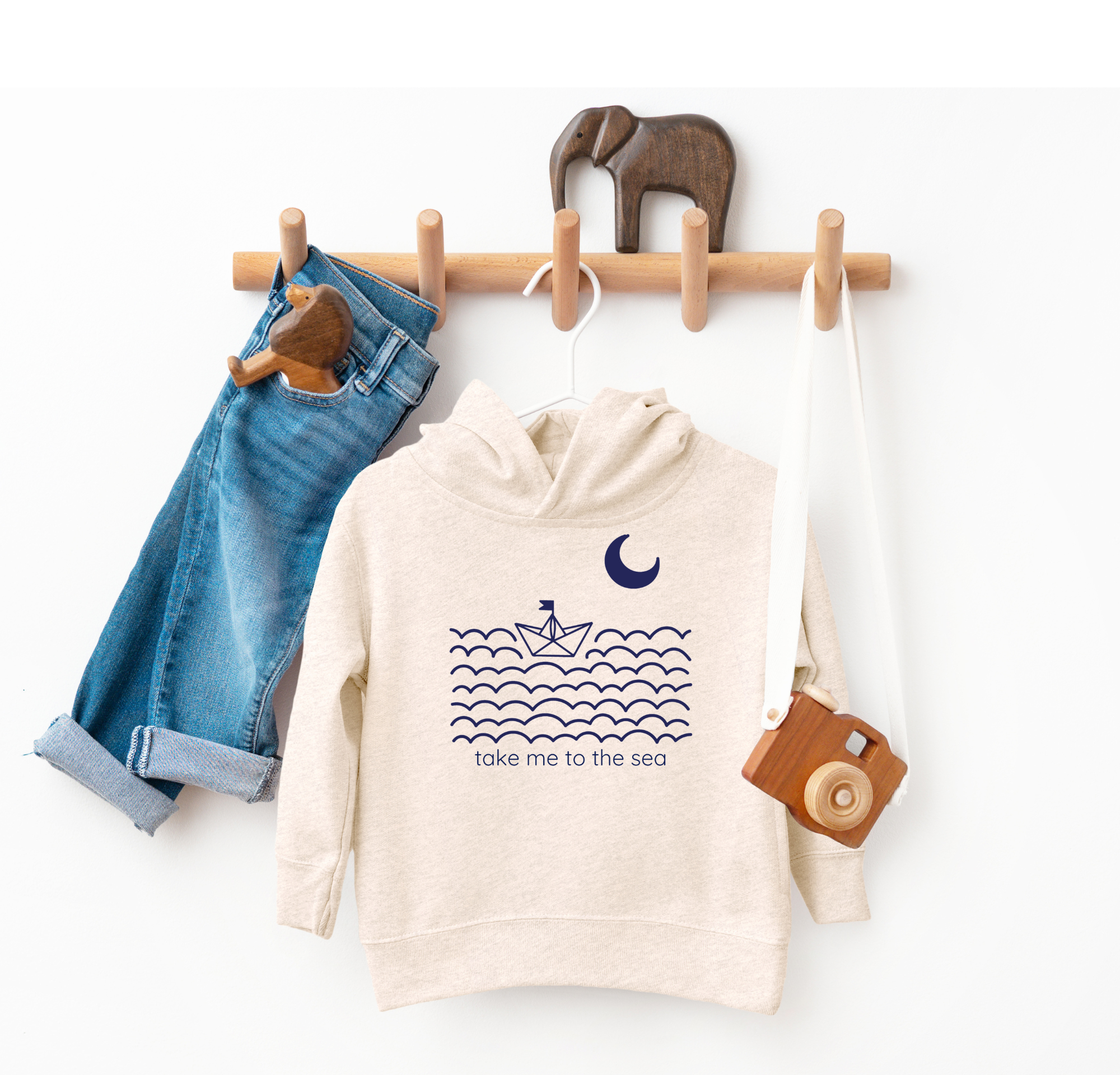 Kids Hoodie- Take Me to the Sea- Ocean Coastal Sweatshirt