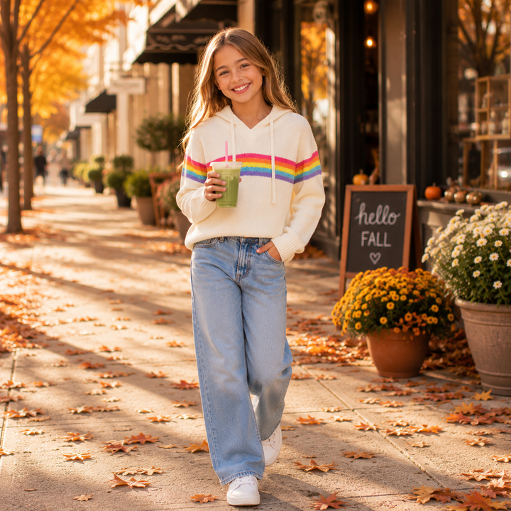 "The Rainbow" Sweater for Girls &amp; Tweens for Fall