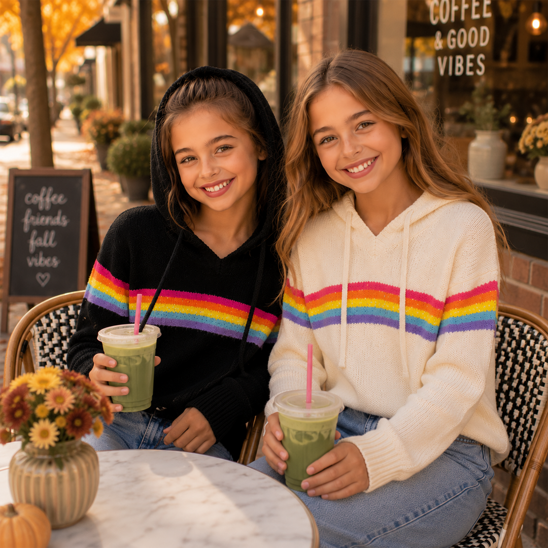 "The Rainbow" Sweater for Girls &amp; Tweens for Fall