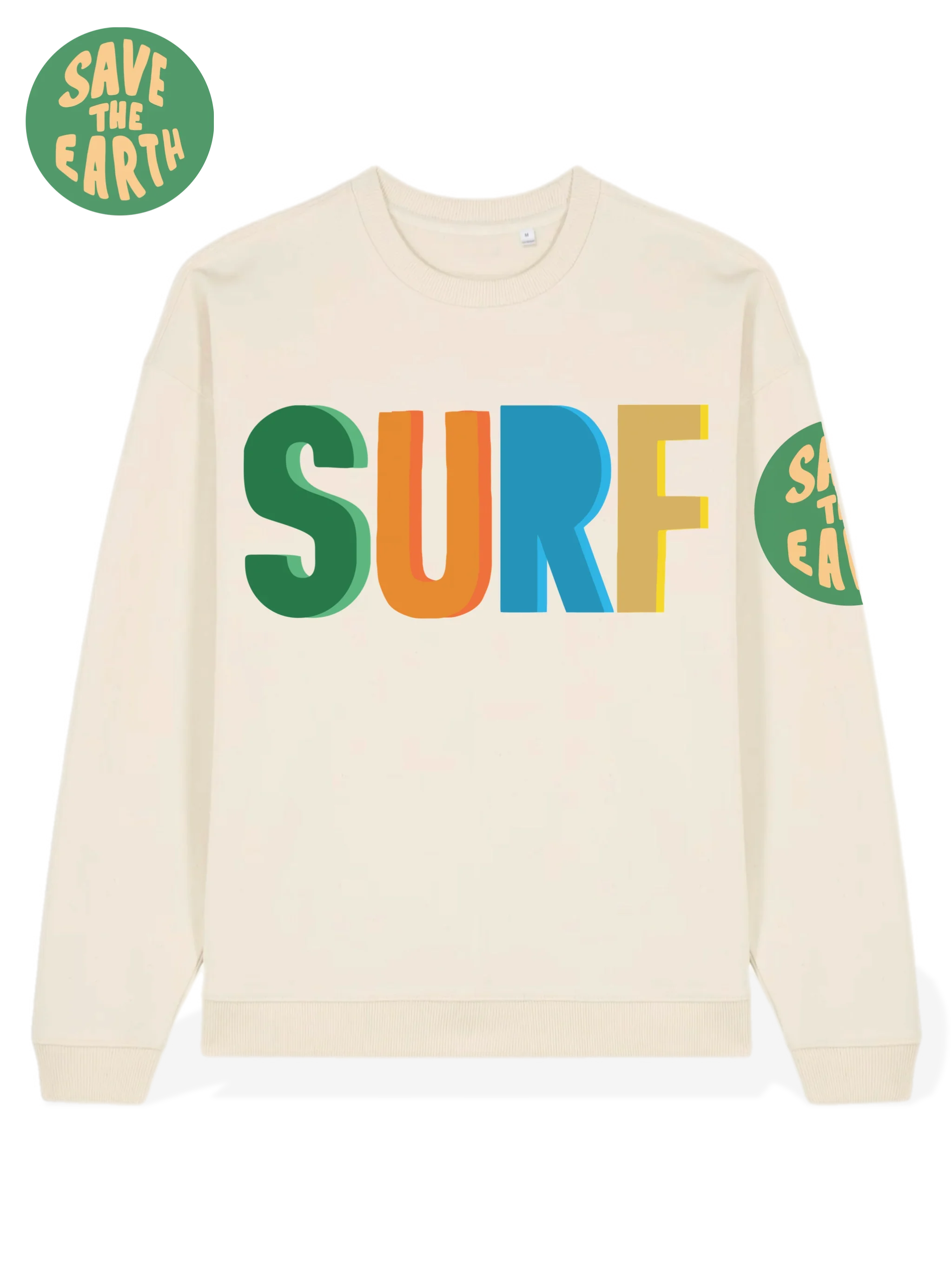 Surf Save The Earth Crewneck