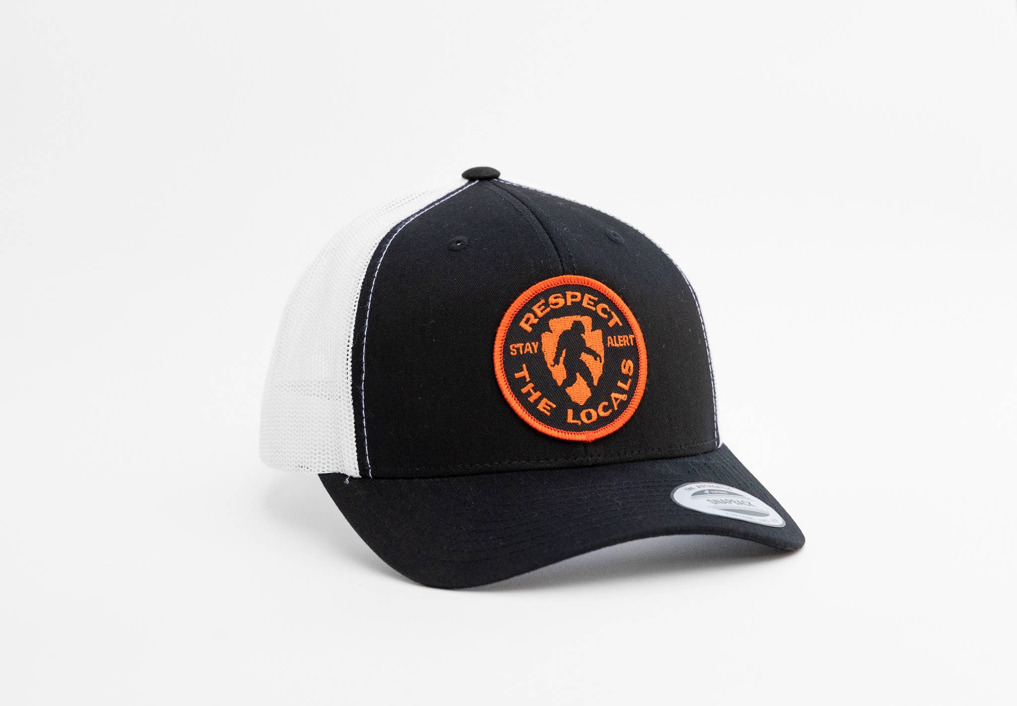 Bigfoot, Respect The Locals Trucker Hat