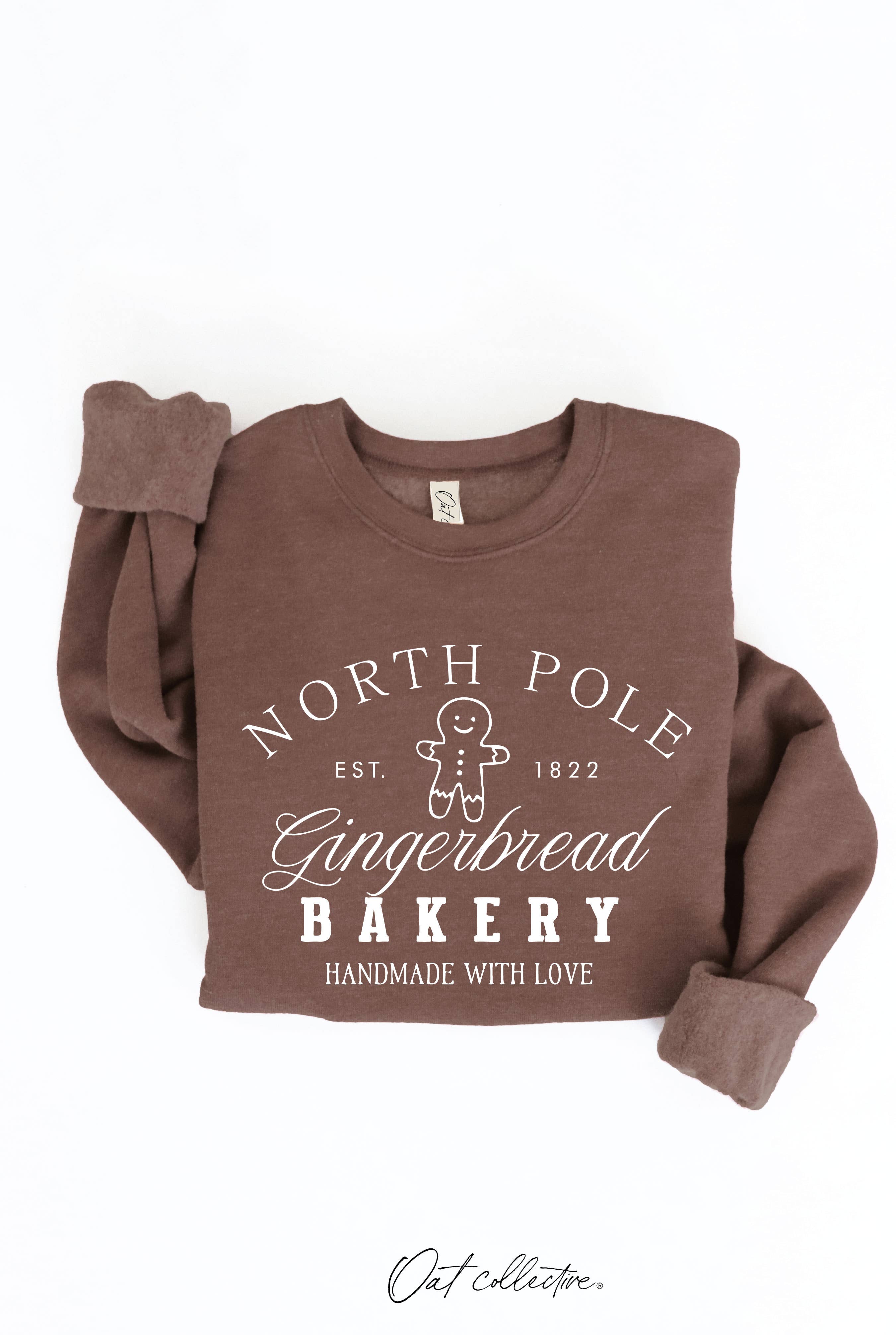 NORTH POLE GINGERBREAD BAKERY   Graphic Sweatshirt