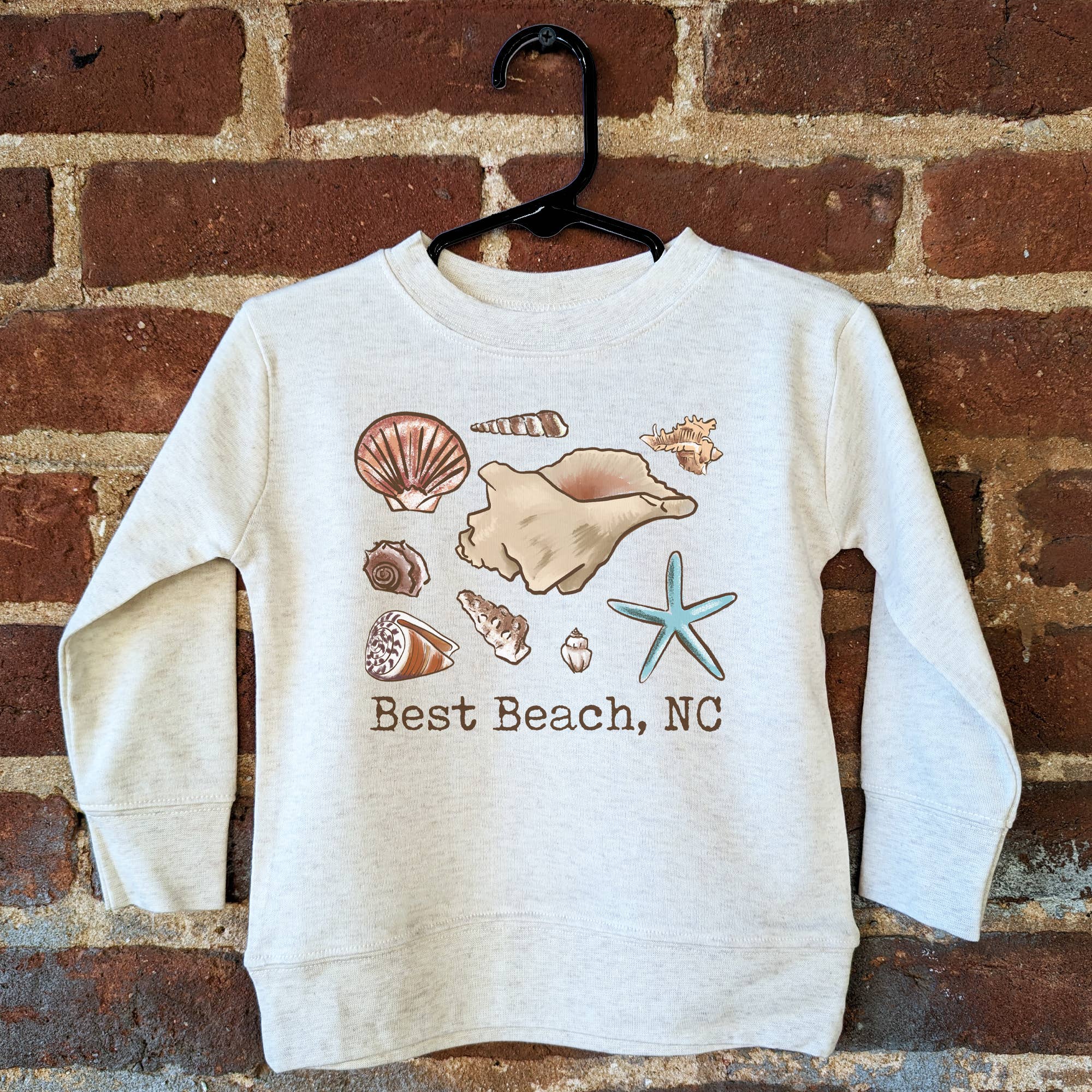 CUSTOM Coastal Souvenir Summer Kid Clothes Beach Shells