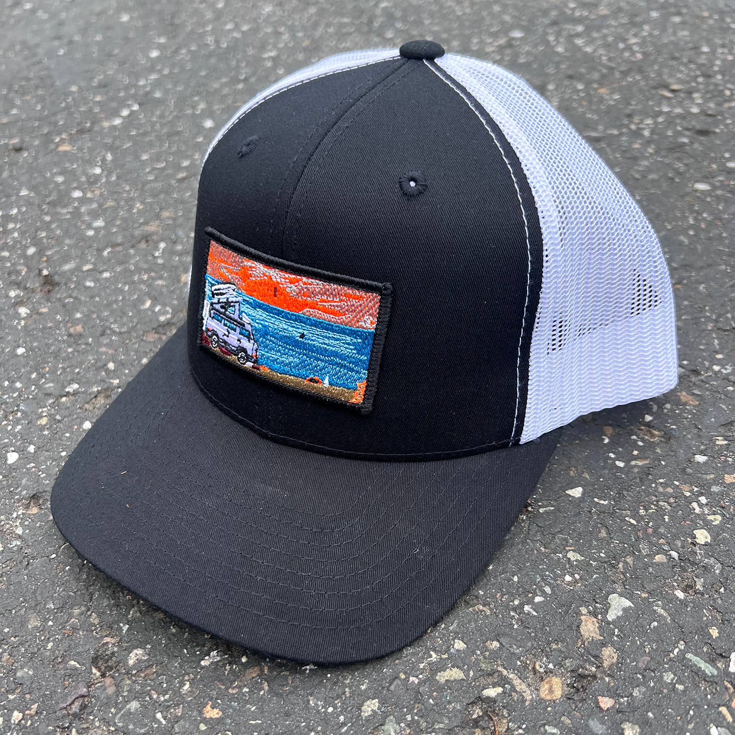 Surf Van | Patch Hat | Curved Bill Trucker