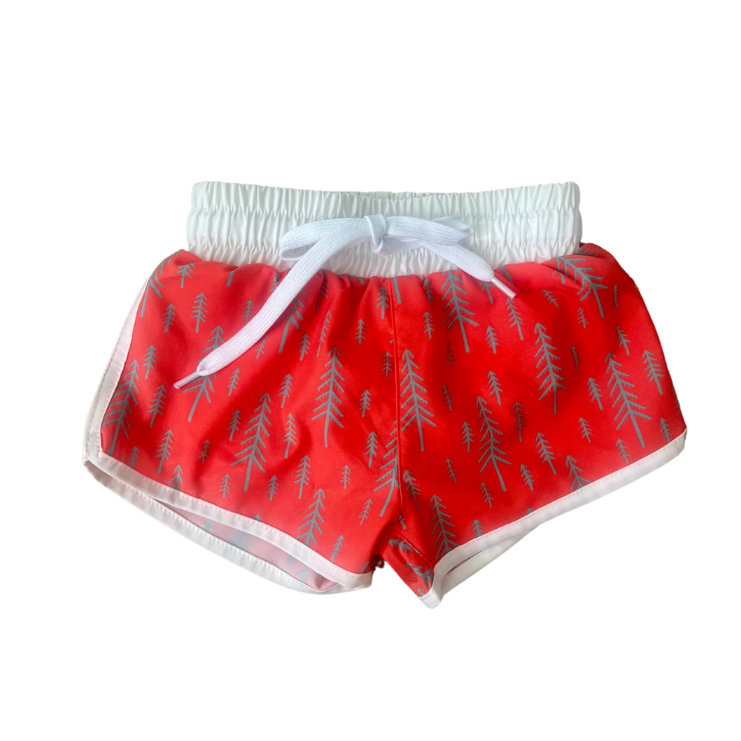 Neon swim shorts