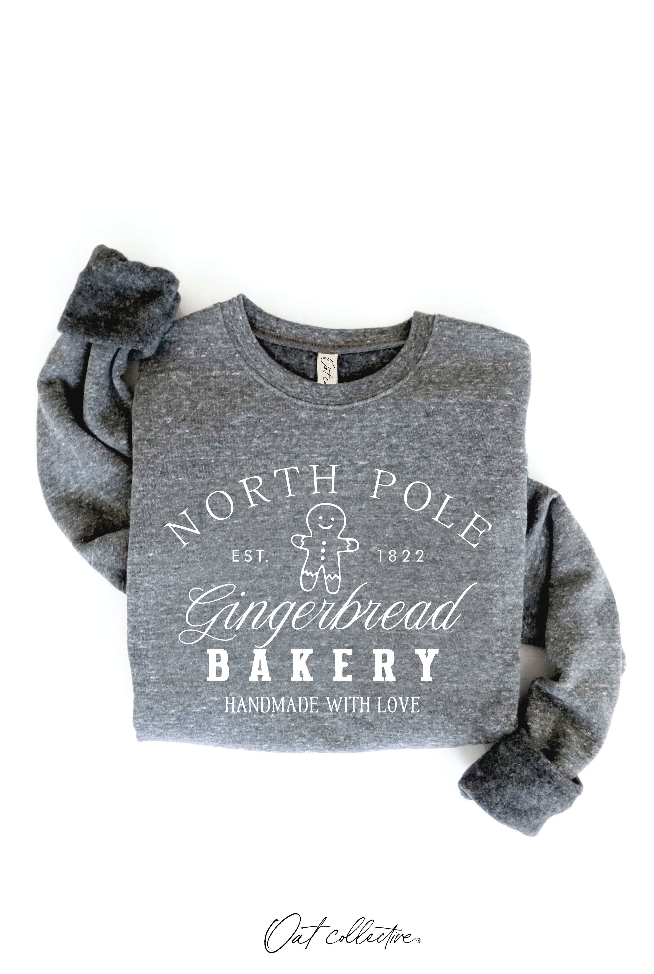 NORTH POLE GINGERBREAD BAKERY   Graphic Sweatshirt