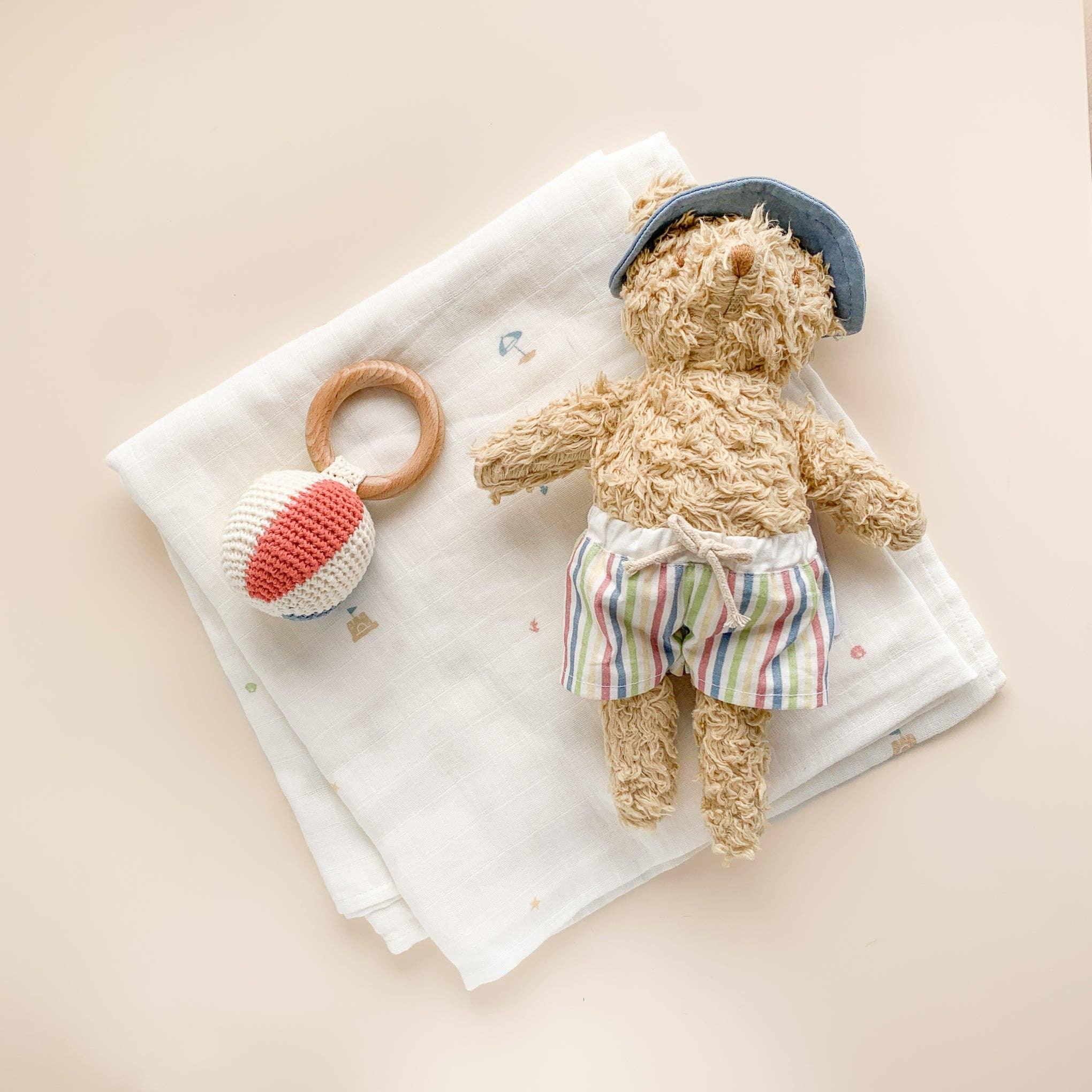 Plush Bear Beach Toy Ocean Coastal Summer Baby Kid Swim