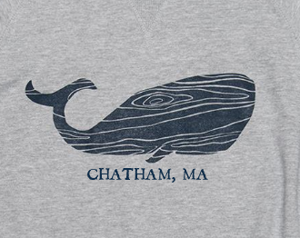 Kids Wood Grain Whale Tee