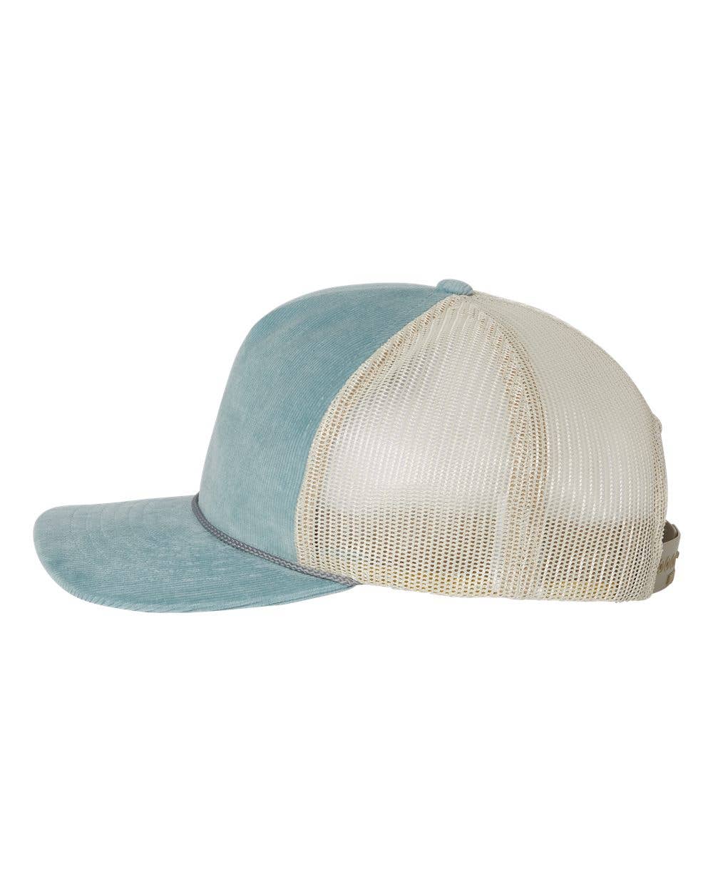 Corduroy Trucker Hat Nature Lover Patch Snapback Corduroy