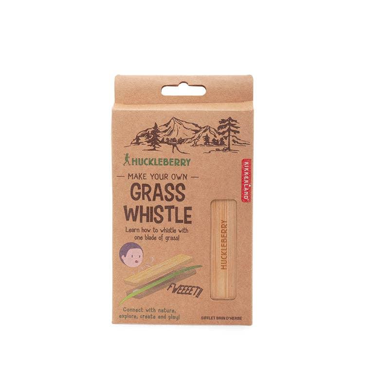 Huckleberry Make Your Own Grass Whistle kit for outdoor nature play and adventure