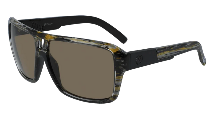 Stylish outdoor sunglasses with marbled frames and polarized lenses for beach, bike, or trail adventures.