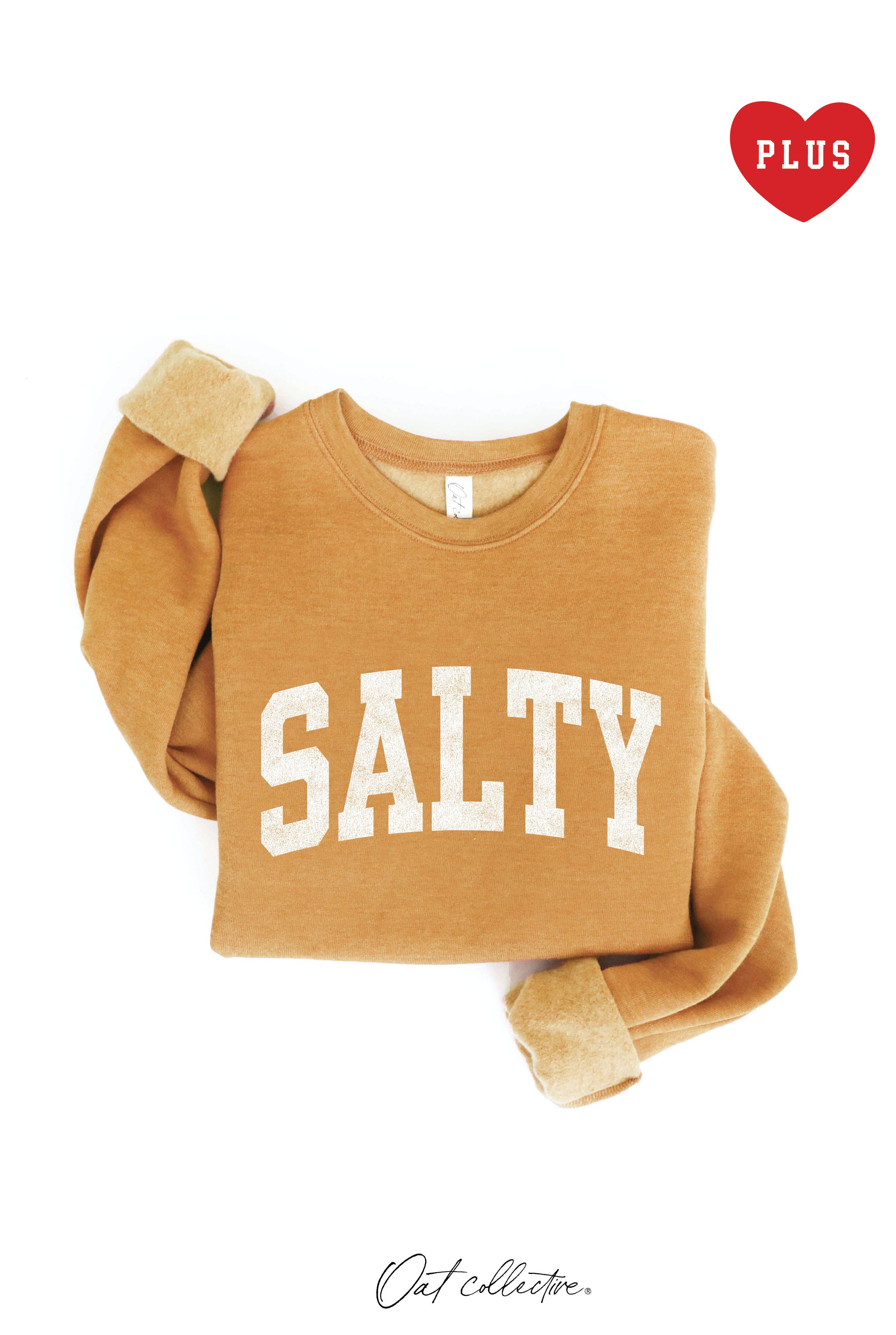 SALTY  Plus Graphic Sweatshirt