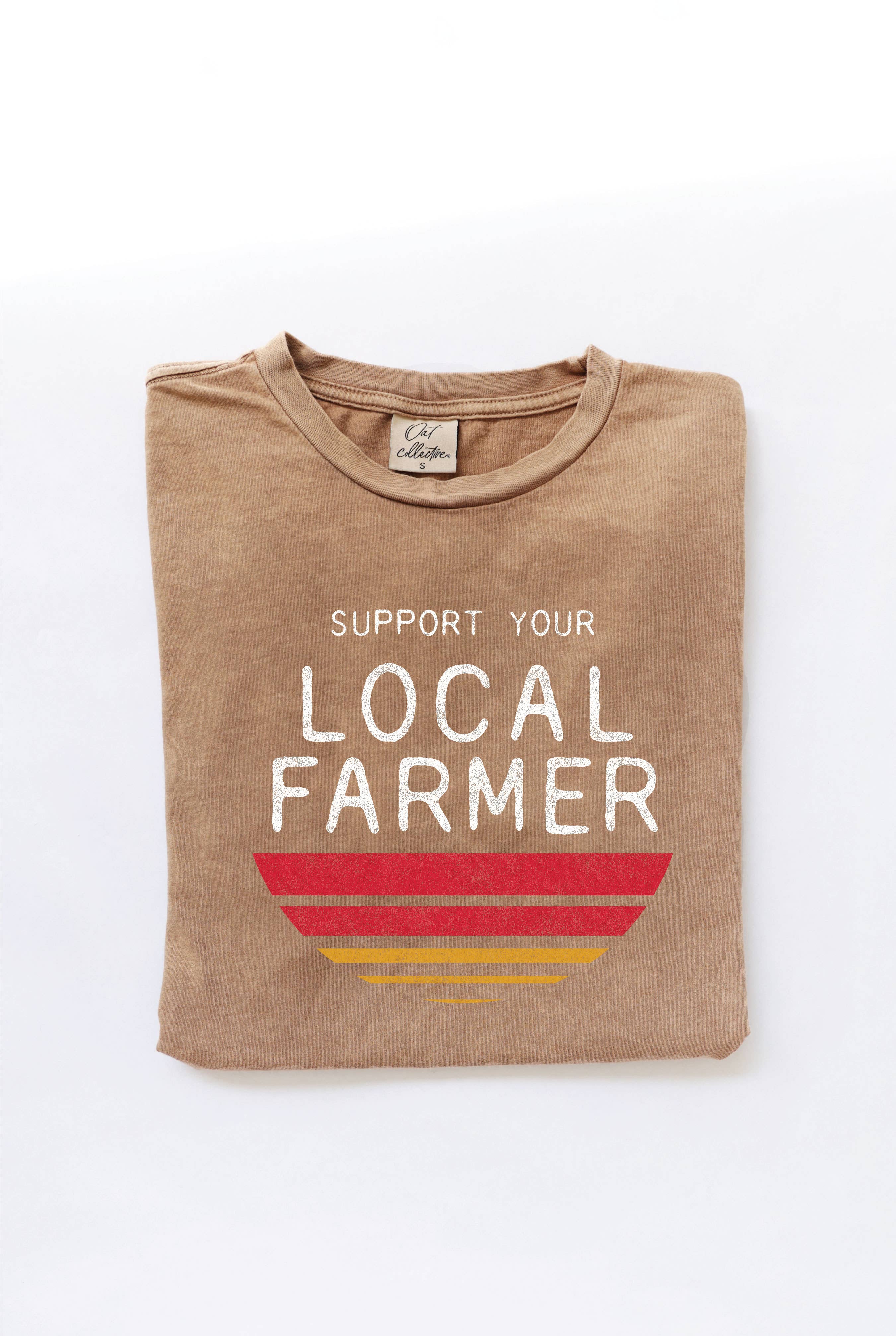SUPPORT YOUR LOCAL FARMER  Mineral Graphic Top