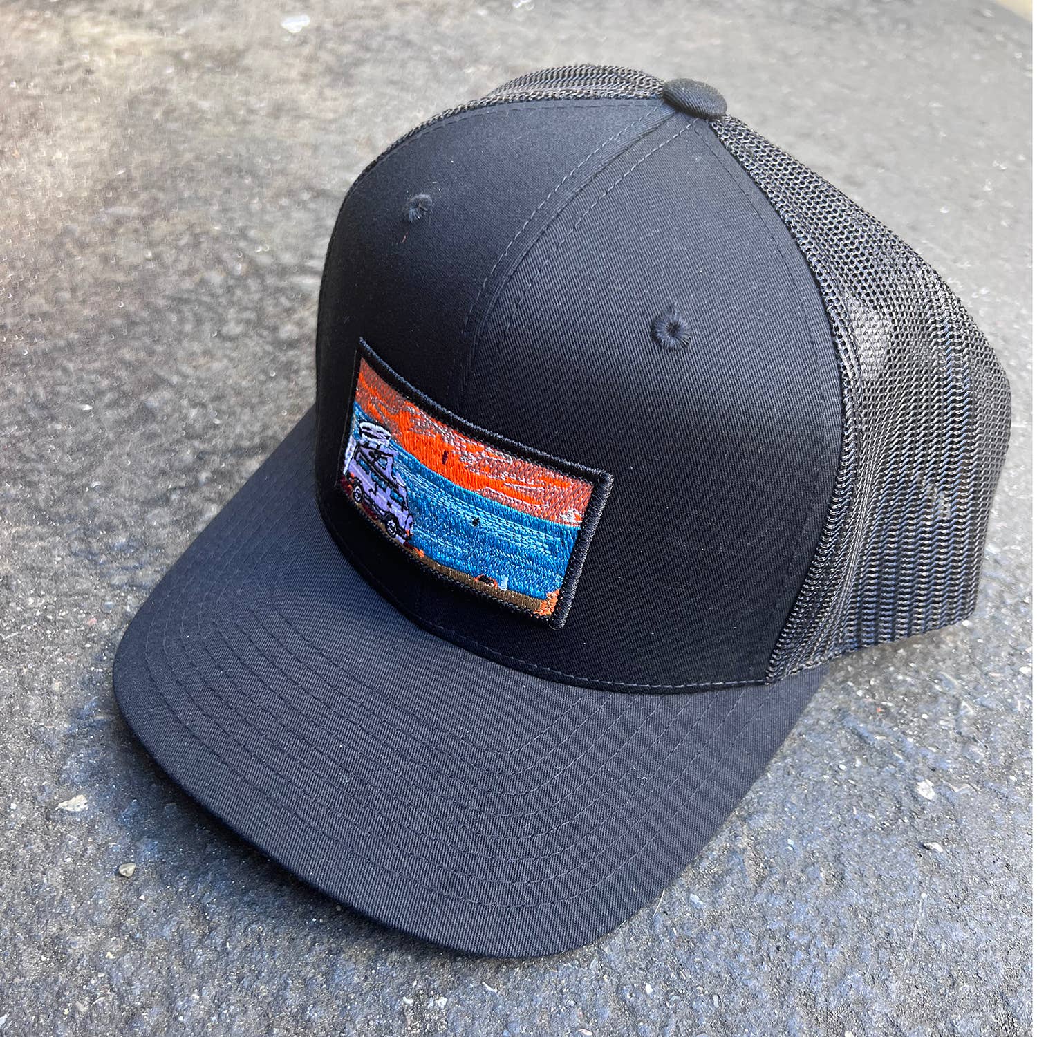 Surf Van | Patch Hat | Curved Bill Trucker