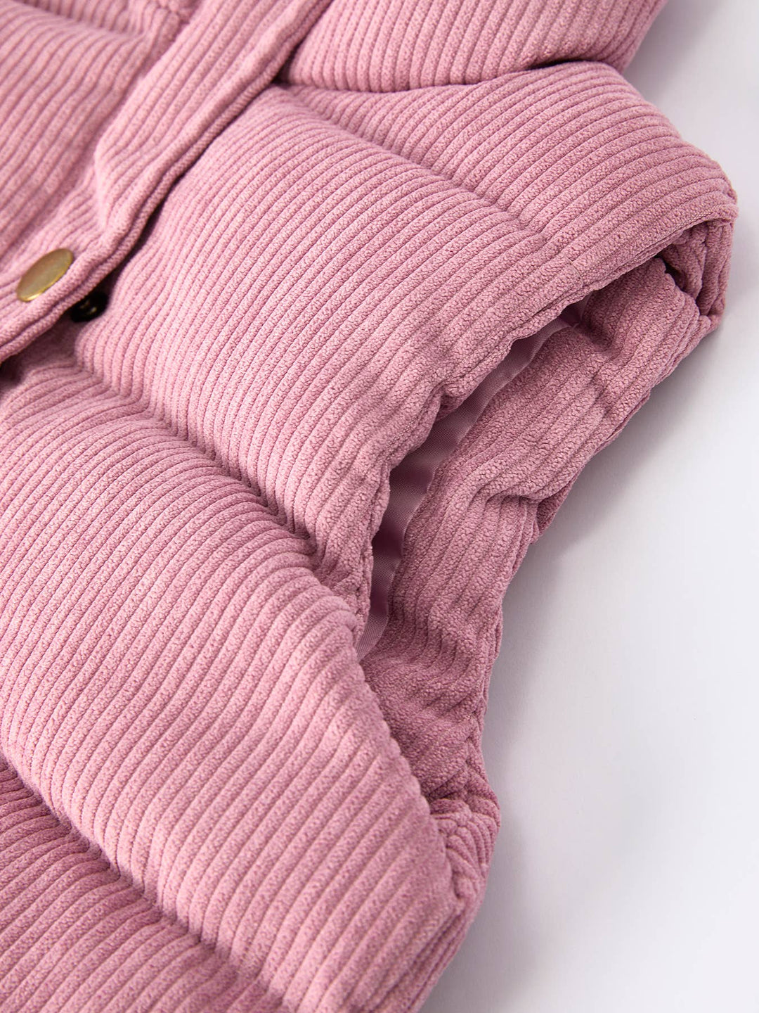 Baby Girl Stripe Down Vest – Warm &amp; Stylish