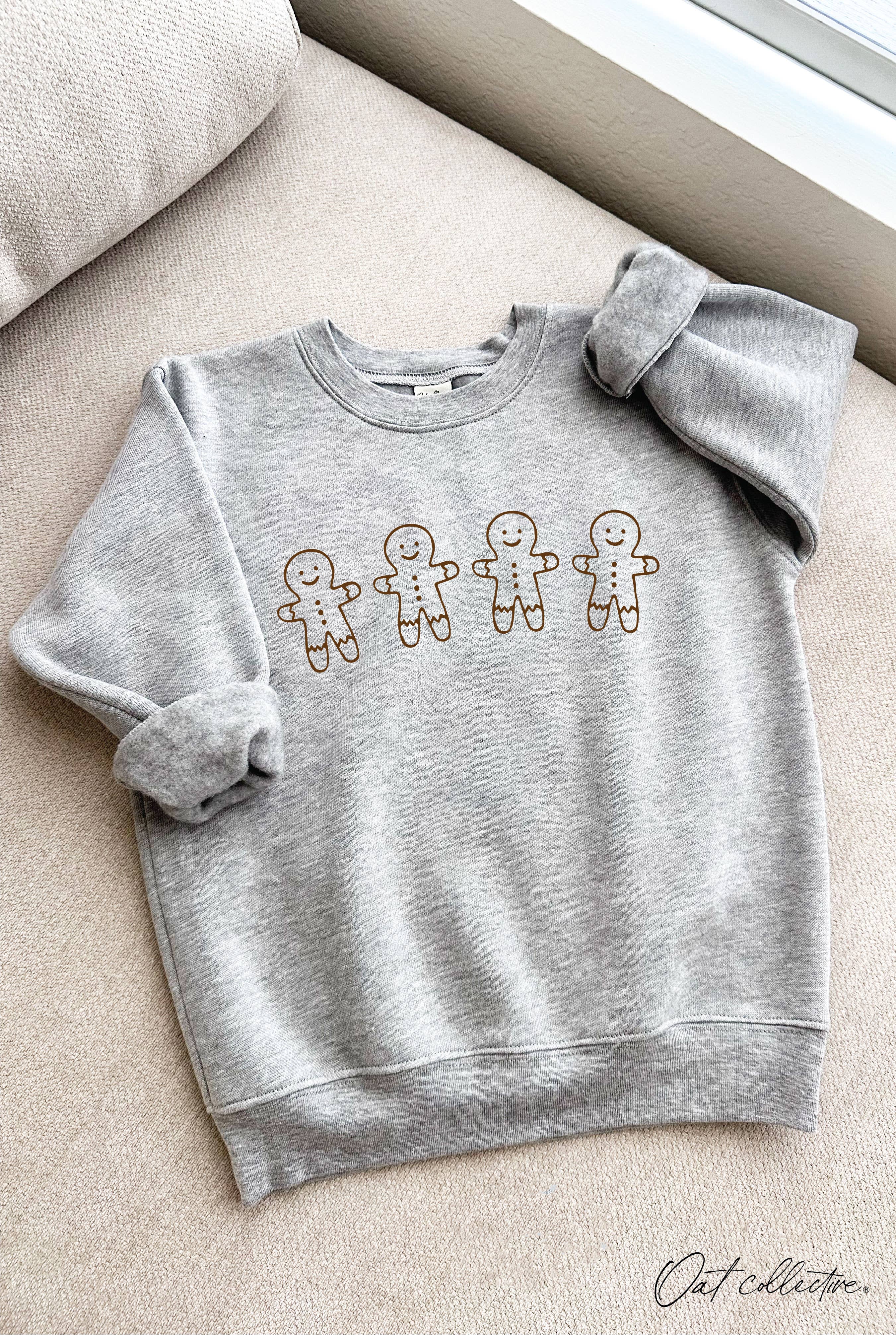 GINGERBREAD ROW  Unisex Youth Graphic Sweatshirt