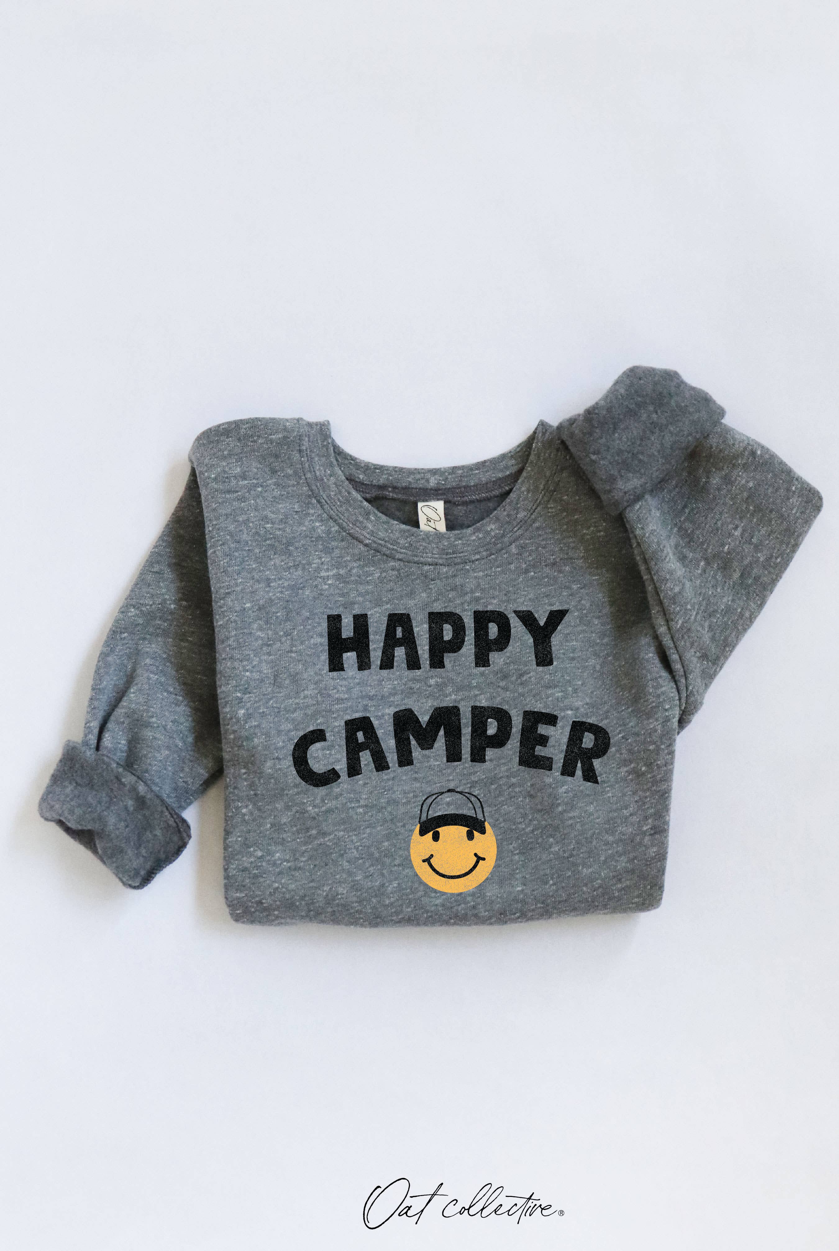 HAPPY CAMPER Toddler Unisex Graphic Sweatshirt