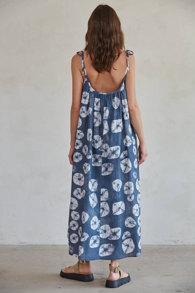 By Together L7248 | Woven Cotton Midi Flare Dress