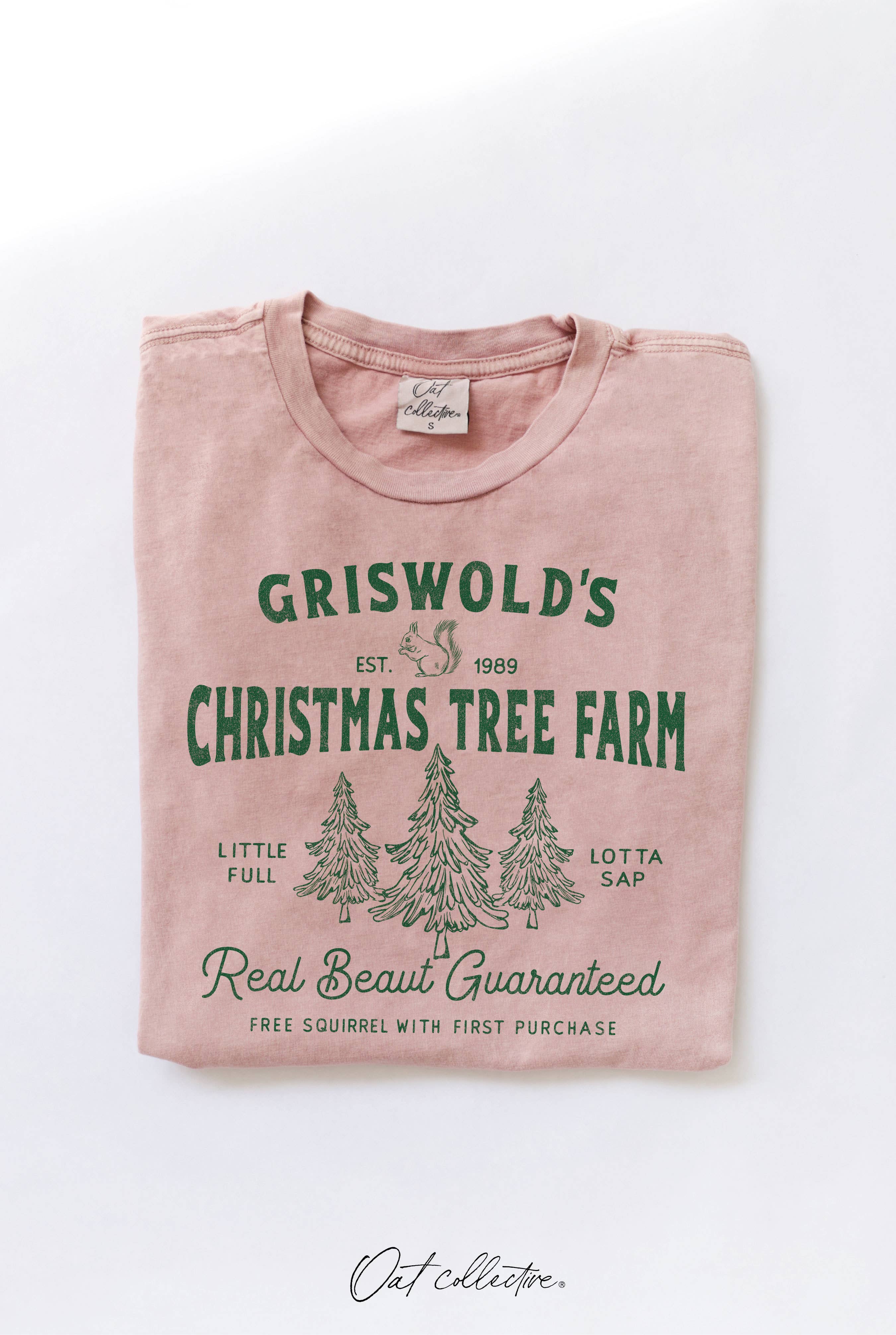 GRISWOLD'S CHRISTMAS TREE FARM  Mineral Graphic Top