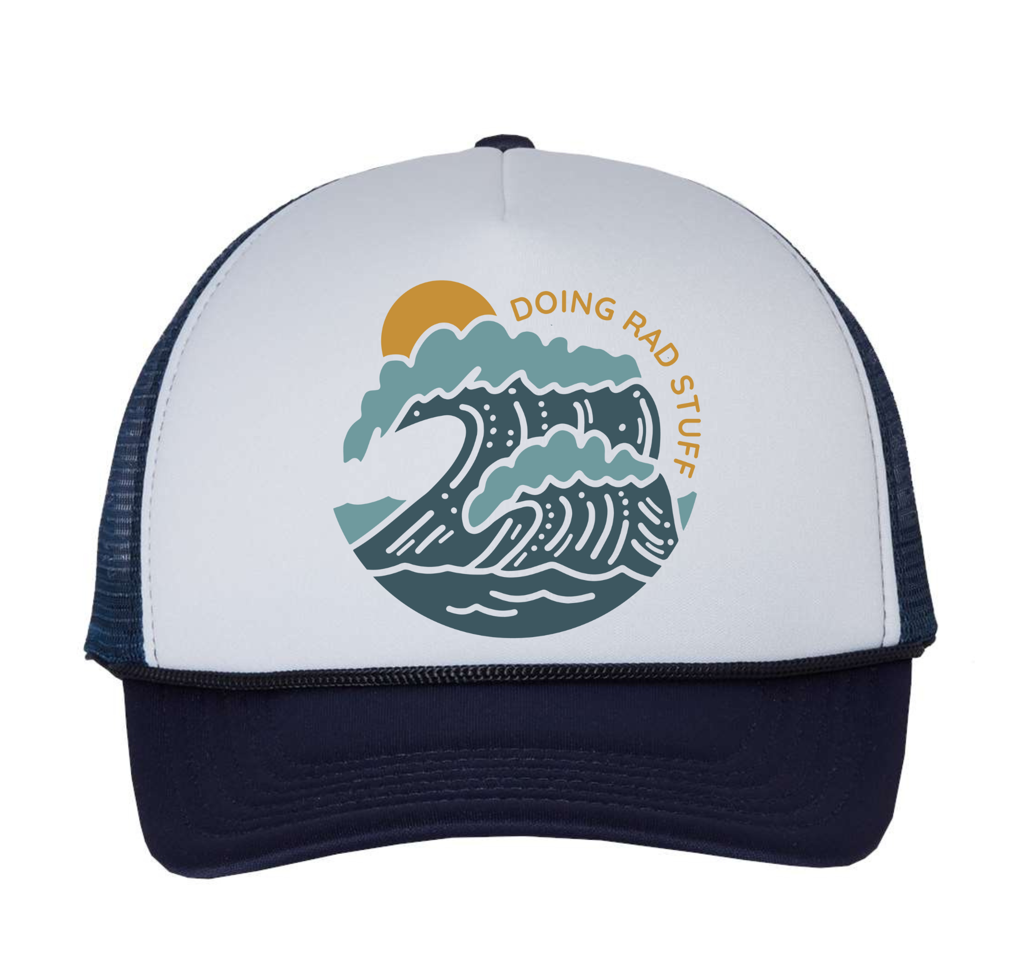 Doing Rad Stuff Coastal Kids Trucker Hat Surf Youth Toddler