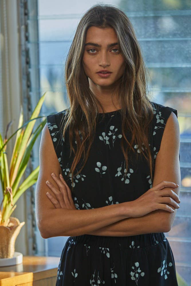 By Together L6304 | Montana Sleeveless Floral Top
