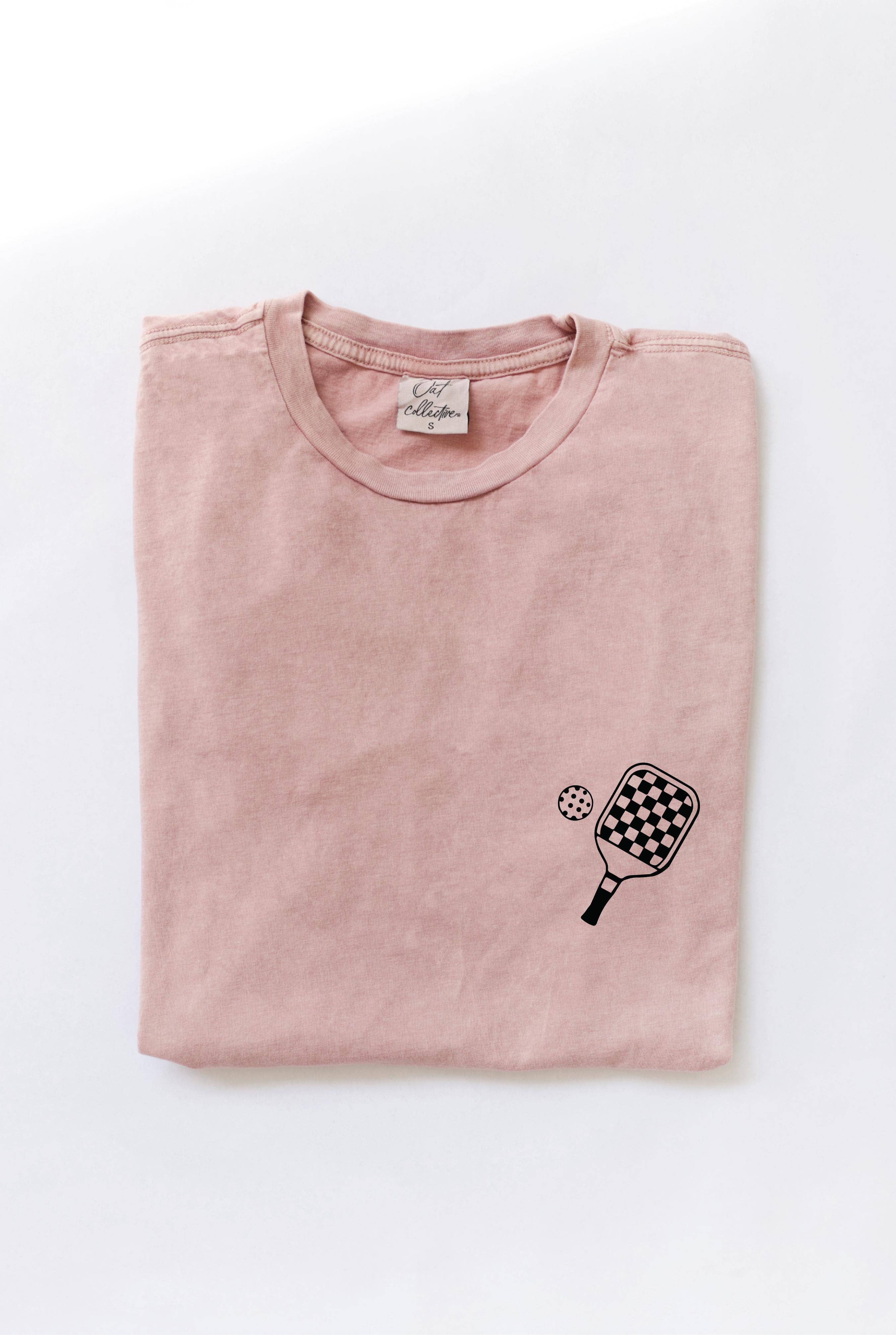 PICKLE BALLER Front & Back Mineral Graphic Top