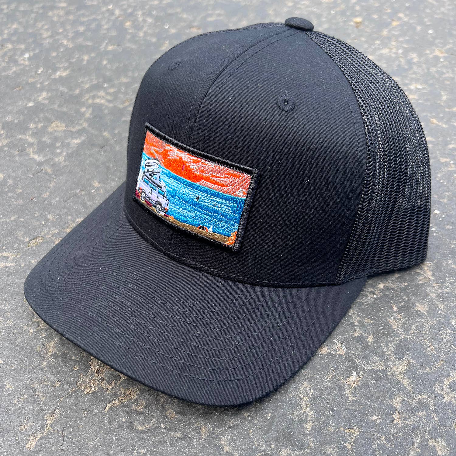 Surf Van | Patch Hat | Curved Bill Trucker