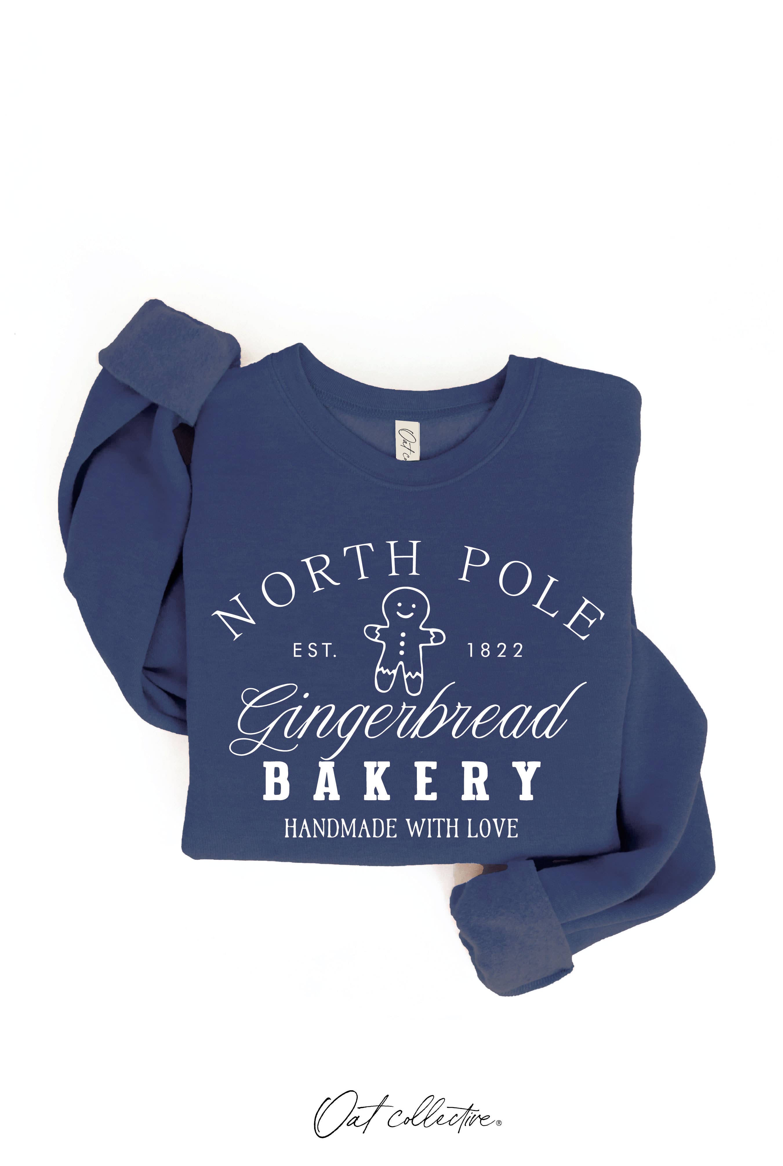 NORTH POLE GINGERBREAD BAKERY   Graphic Sweatshirt
