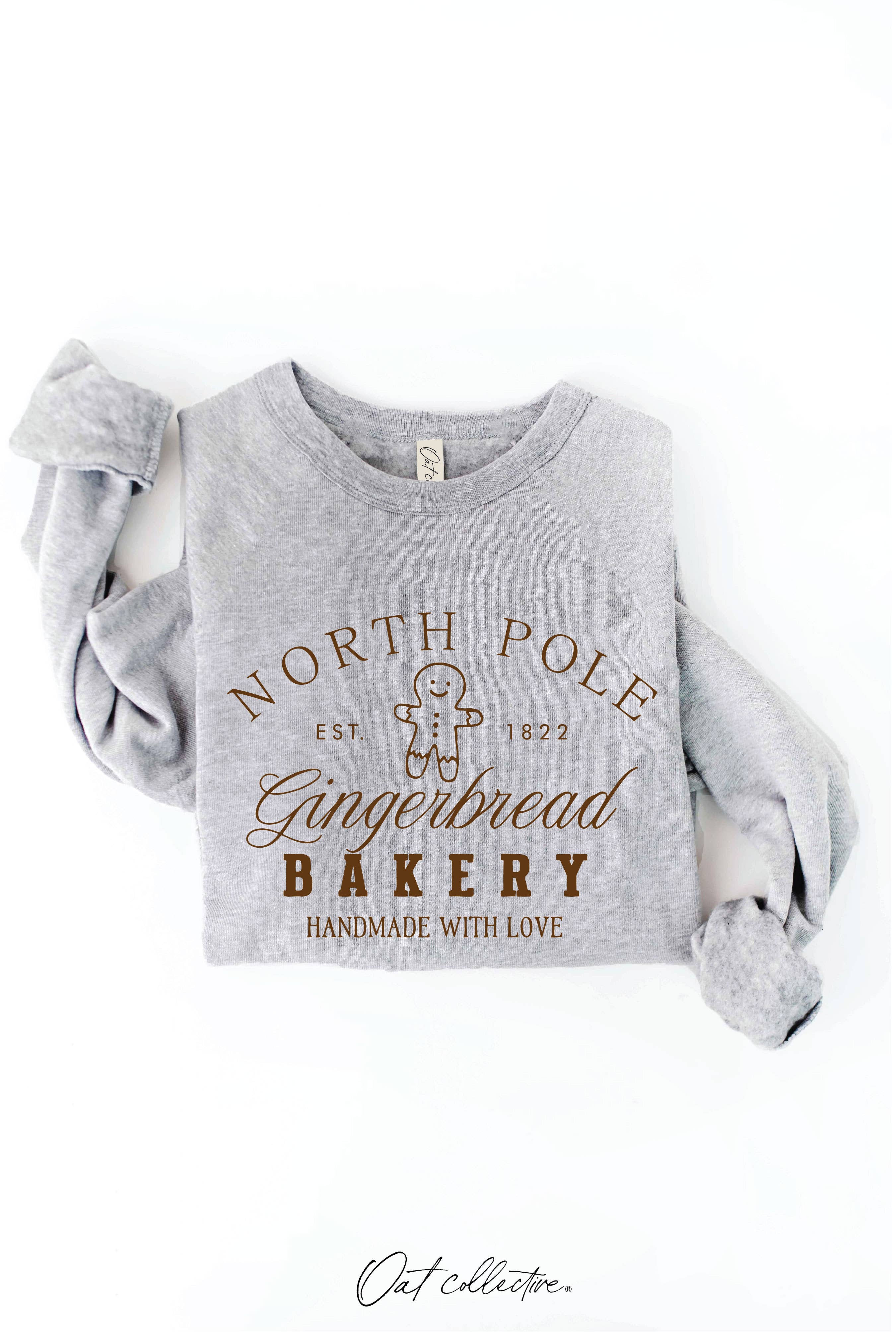 NORTH POLE GINGERBREAD BAKERY   Graphic Sweatshirt
