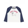 Dog lover raglan shirt with playful pup graphic, perfect for coastal PNW adventures