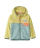 Kids color-block fleece jacket with hood, perfect for PNW outdoor adventures and coastal style