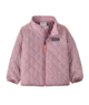 Pink quilted kids jacket for outdoor adventures, cozy coastal style