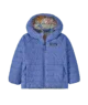 Blue hooded puffer jacket for kids, cozy outdoor wear for PNW adventures