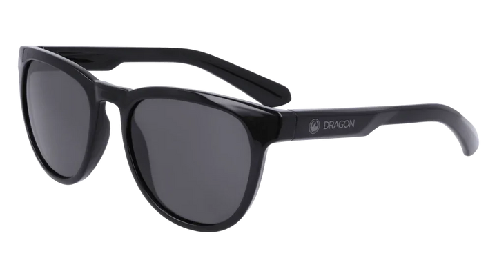 Black Dragon sunglasses with dark lenses, sleek frame design for outdoor adventures