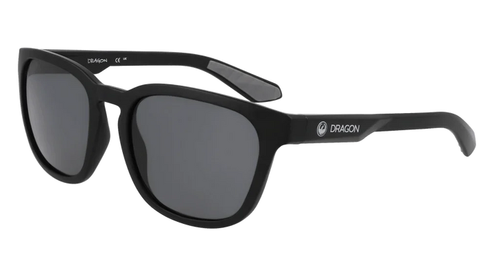 Dragon brand black polarized sunglasses for outdoor adventures and sports