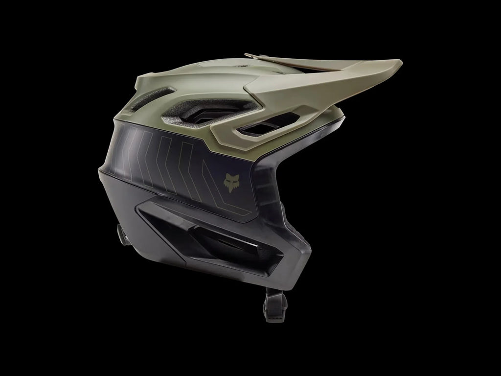 Fox Dropframe Pro Bike Helmet – basecamp board and bike
