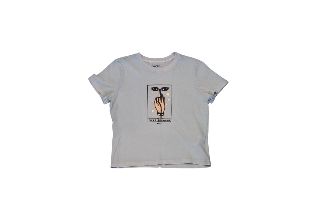 RVCA Keep Growing 411 Tee Tees - basecamp board and bike