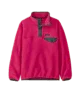 Bright pink fleece pullover with half-zip and chest pocket, perfect for coastal PNW adventures
