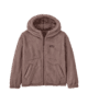 Cozy brown fleece hoodie jacket for outdoor adventures and coastal PNW style