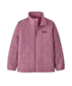 Pink fleece jacket for outdoor adventures, perfect for PNW coastal style and trail days