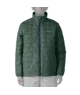 Green quilted outdoor jacket for coastal adventures and PNW weekends