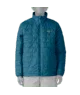 Teal quilted outdoor jacket for coastal adventures and PNW weekends