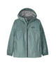 Teal hooded rain jacket for outdoor adventures, perfect for PNW coastal weather and trail days