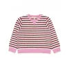 Pink and white striped kids sweater for coastal adventures and everyday PNW style