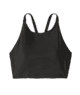 Black sports bra for outdoor adventures and coastal lifestyle activities