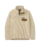 Cream fleece pullover with chest pocket, ideal for PNW outdoor adventures and coastal style