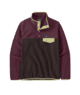 Maroon and black half-zip fleece pullover with chest pocket, perfect for PNW outdoor adventures