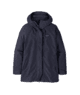 Dark navy hooded outdoor jacket for coastal adventures and PNW weather